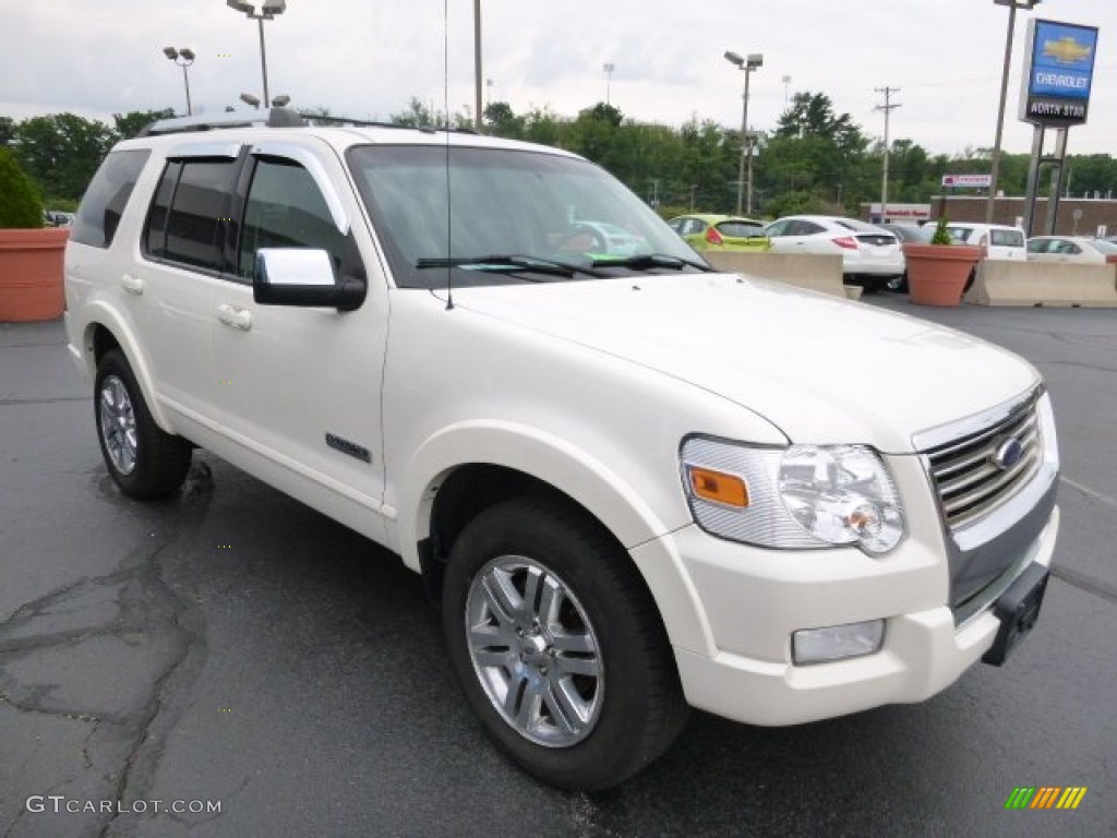 2007 Explorer Limited 4x4 - White Sand Tri-Coat / Black photo #7