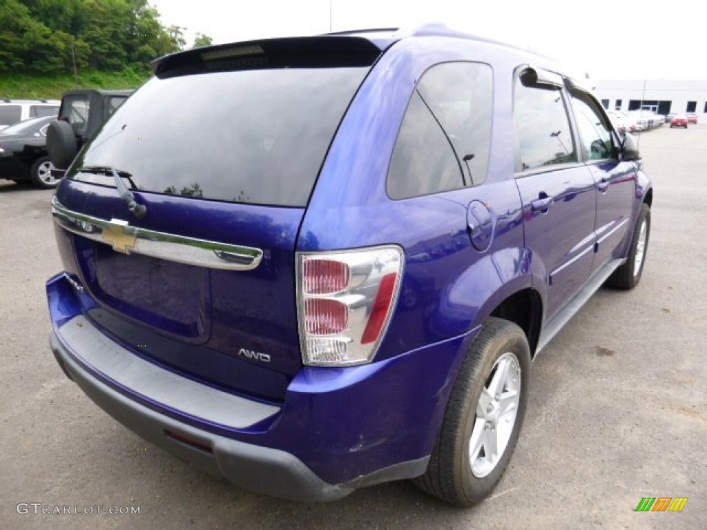 2005 Equinox LT AWD - Laser Blue Metallic / Light Gray photo #4