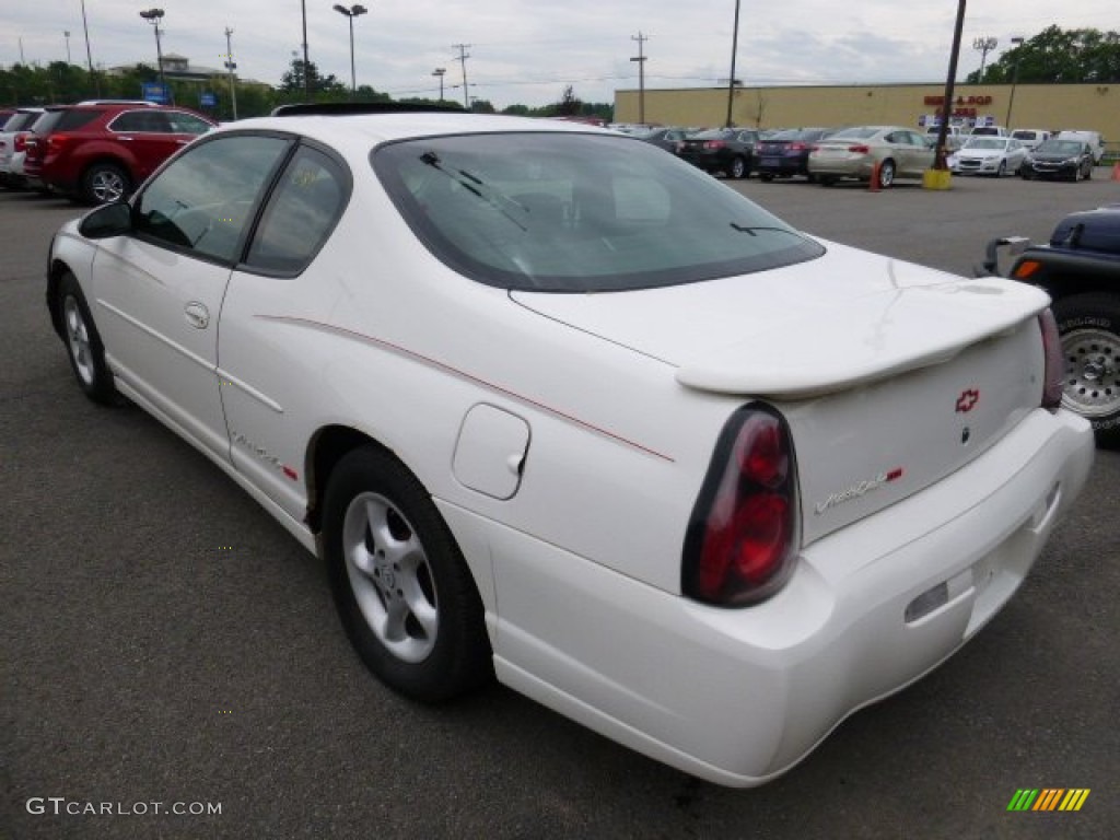 2001 Monte Carlo SS - White / Ebony Black photo #2