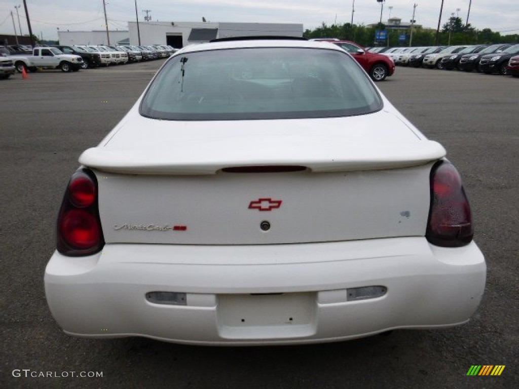 2001 Monte Carlo SS - White / Ebony Black photo #3