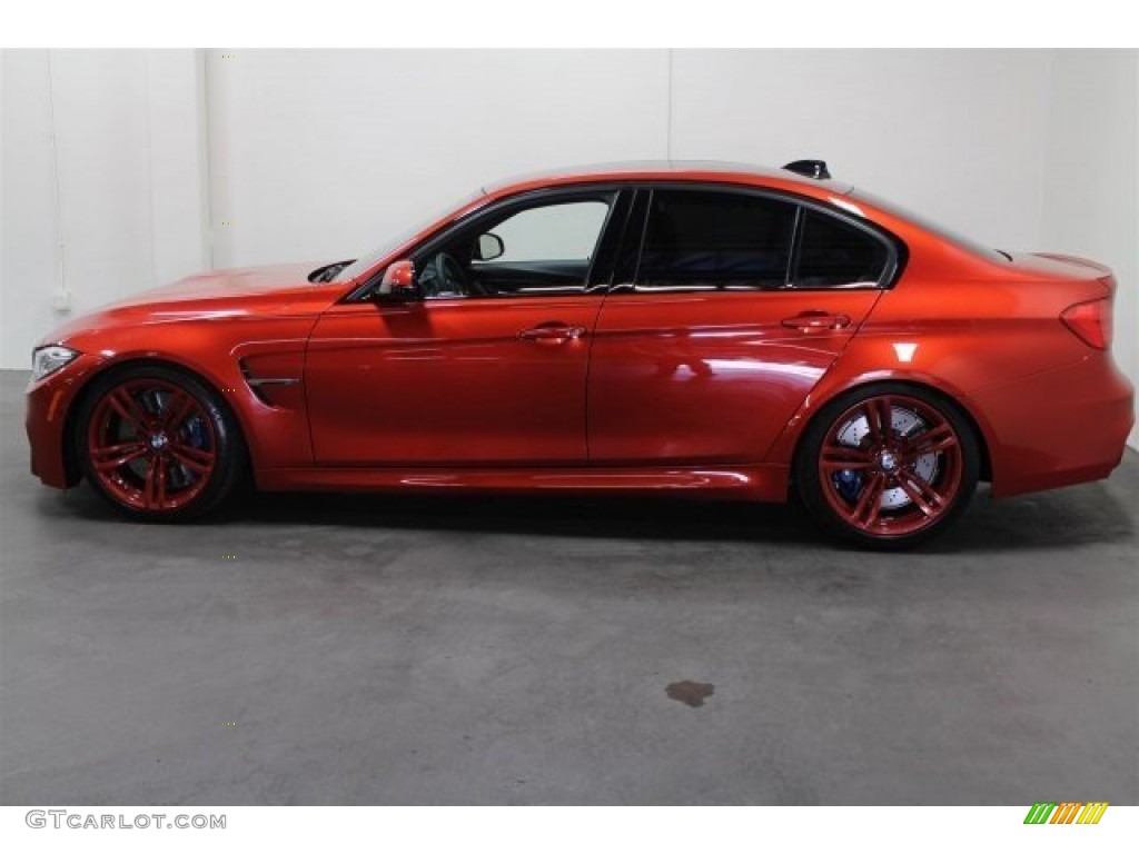 2015 M3 Sedan - Sakhir Orange Metallic / Sakhir Orange/Black photo #6