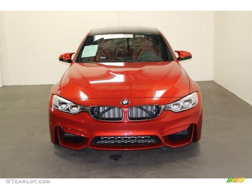 2015 M3 Sedan - Sakhir Orange Metallic / Sakhir Orange/Black photo #7
