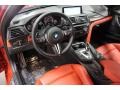 Sakhir Orange/Black 2015 BMW M3 Sedan Interior Color