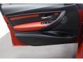 Sakhir Orange/Black 2015 BMW M3 Sedan Door Panel