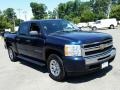 2010 Imperial Blue Metallic Chevrolet Silverado 1500 LS Crew Cab 4x4  photo #3