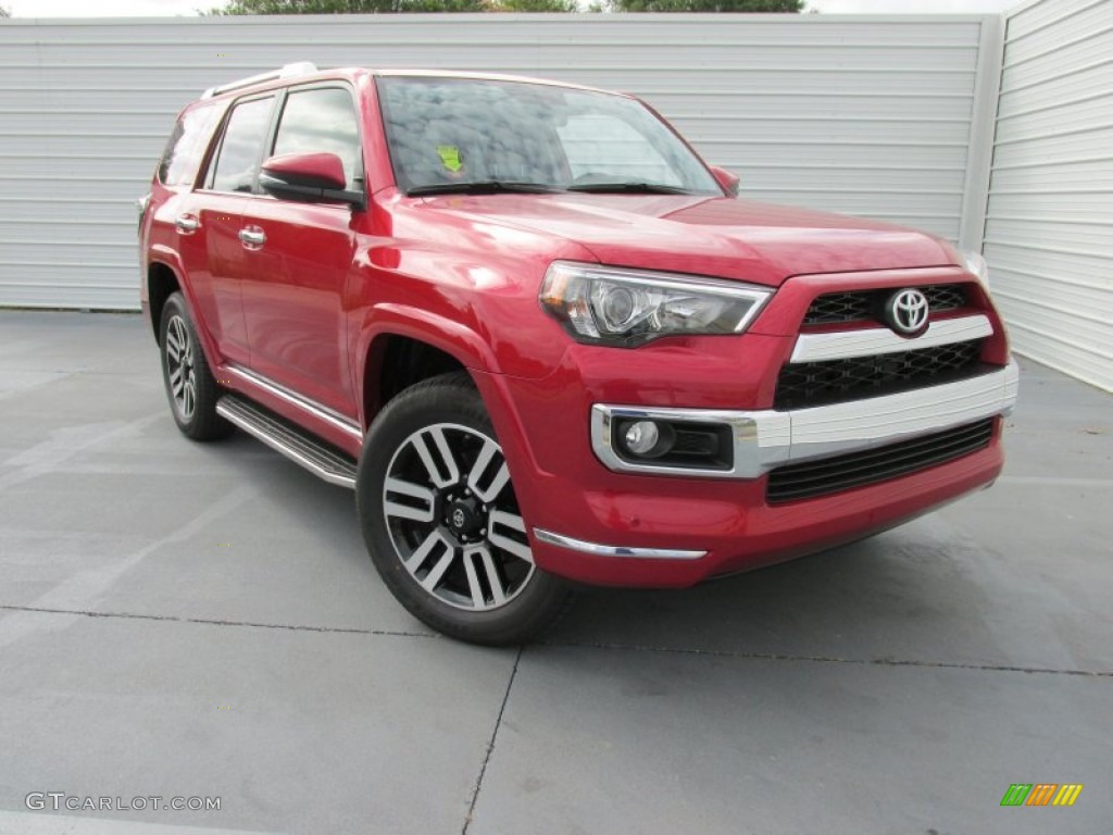 Barcelona Red Metallic 2015 Toyota 4Runner Limited 4x4 Exterior Photo #105067635