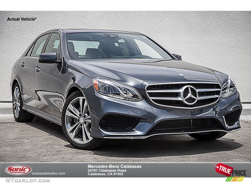 2016 E 350 Sedan - Steel Grey Metallic / Black photo #1