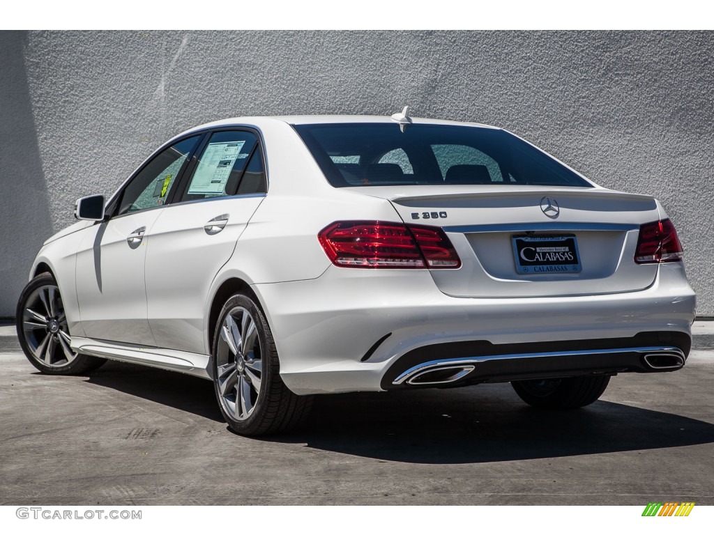 2016 E 350 Sedan - Polar White / Black photo #3