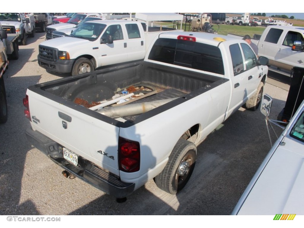 2008 Ram 3500 SLT Quad Cab 4x4 - Bright White / Medium Slate Gray photo #20