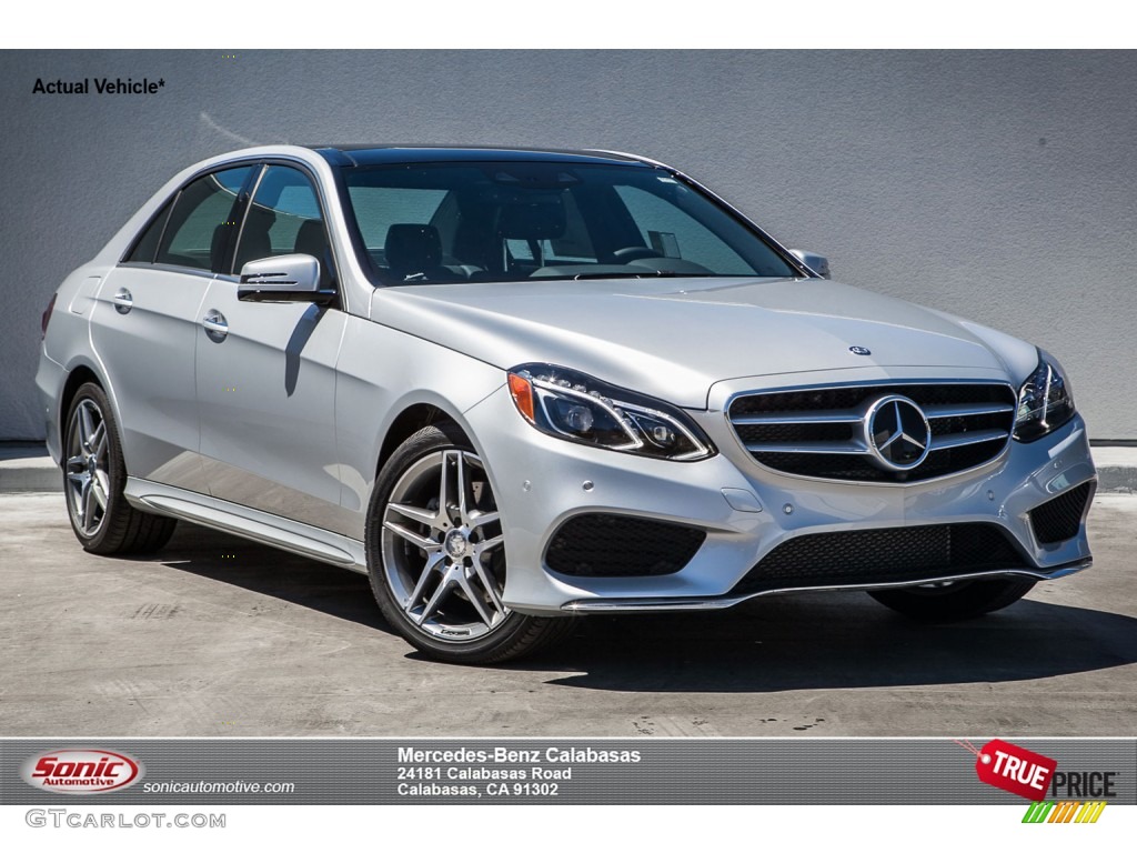 2016 E 400 Sedan - Iridium Silver Metallic / Black photo #1
