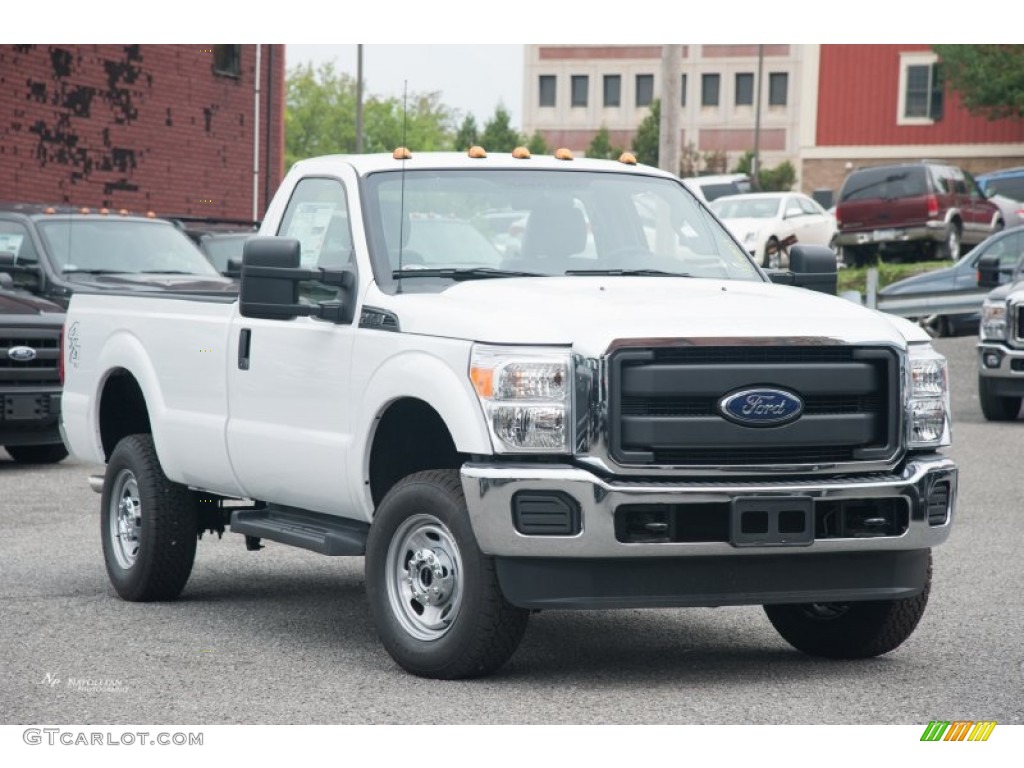 Oxford White 2016 Ford F250 Super Duty XL Regular Cab 4x4 Exterior Photo #105070329