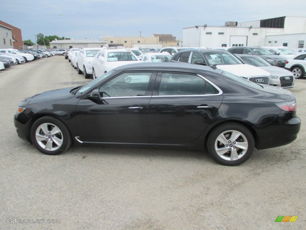 2011 9-5 Turbo4 Sedan - Black / Jet Black photo #7