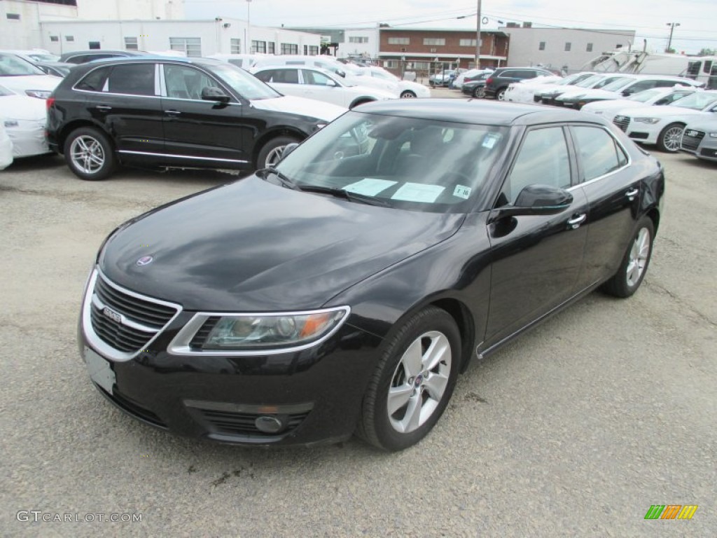 2011 9-5 Turbo4 Sedan - Black / Jet Black photo #8
