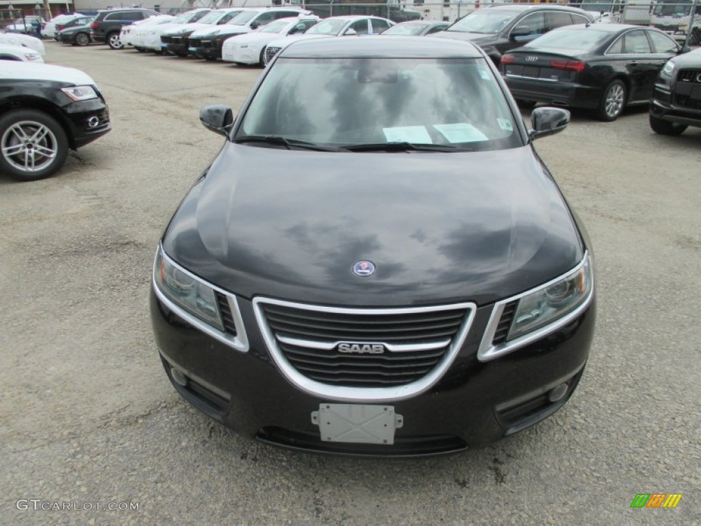 2011 9-5 Turbo4 Sedan - Black / Jet Black photo #11