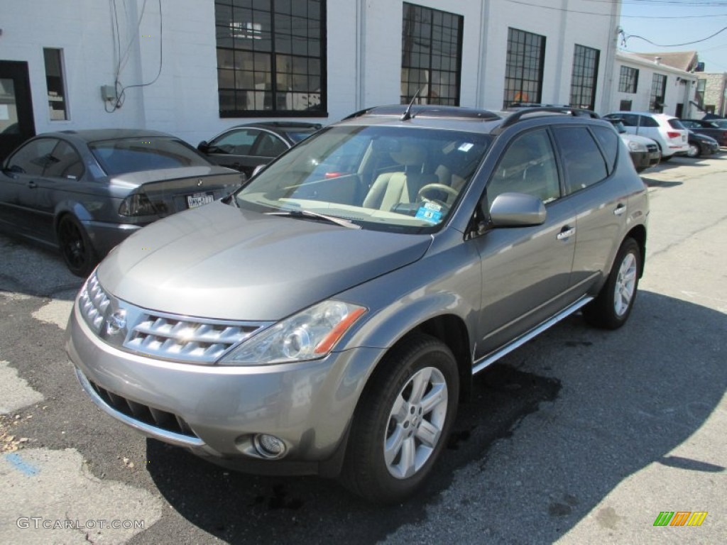 2006 Murano SE AWD - Platinum Pearl Metallic / Cafe Latte photo #8