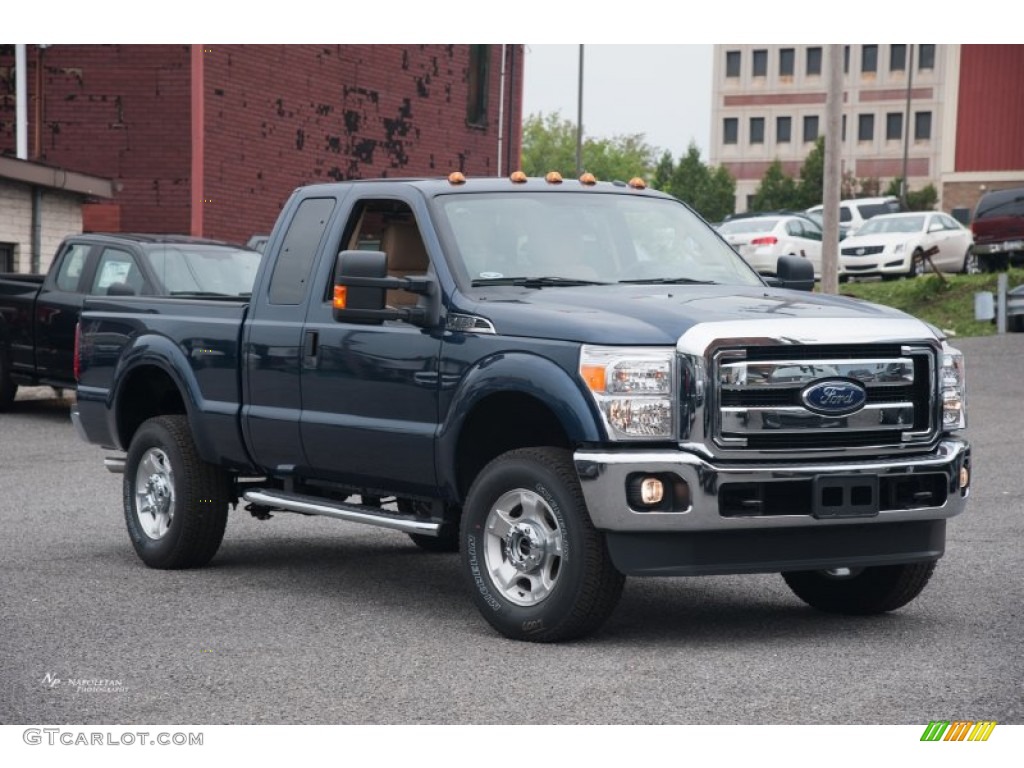 Blue Jeans Metallic Ford F250 Super Duty