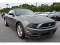 2014 Sterling Gray Ford Mustang V6 Convertible  photo #1