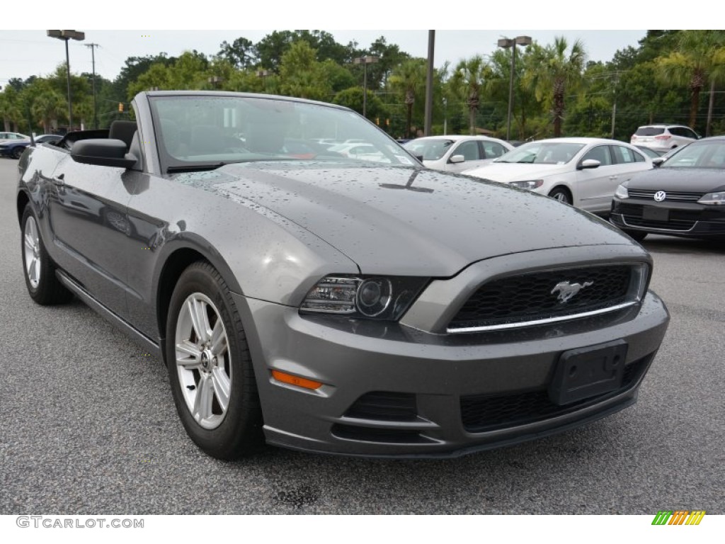 2014 Mustang V6 Convertible - Sterling Gray / Charcoal Black photo #3
