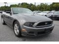 2014 Sterling Gray Ford Mustang V6 Convertible  photo #3