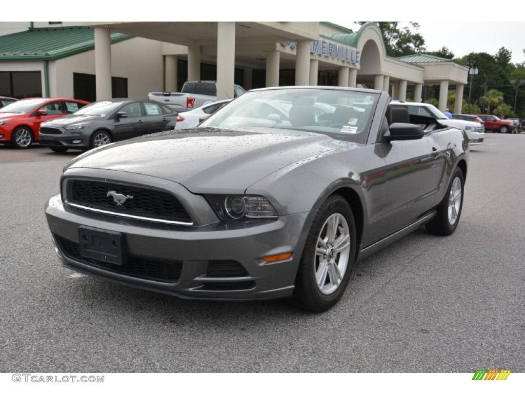 2014 Mustang V6 Convertible - Sterling Gray / Charcoal Black photo #4