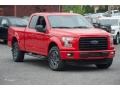 2015 Race Red Ford F150 XLT SuperCab 4x4  photo #1