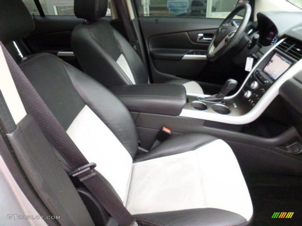 2013 Edge SEL AWD - Ingot Silver Metallic / SEL Appearance Charcoal Black/Gray Alcantara photo #10