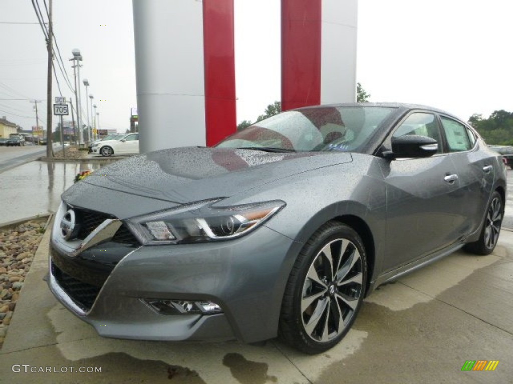 Gun Metallic 2016 Nissan Maxima SR Exterior Photo #105076035