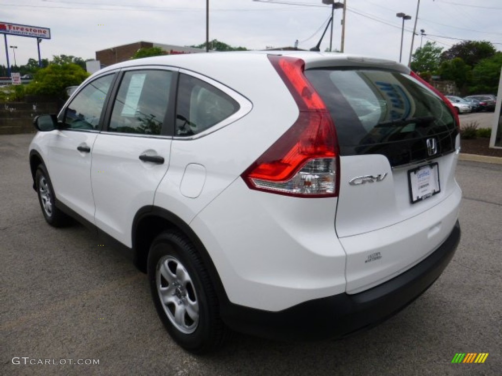 2012 CR-V LX 4WD - Taffeta White / Gray photo #3