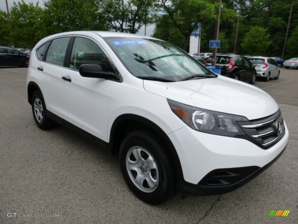 2012 CR-V LX 4WD - Taffeta White / Gray photo #7