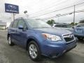 2015 Quartz Blue Pearl Subaru Forester 2.5i Premium  photo #1