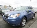 2015 Quartz Blue Pearl Subaru Forester 2.5i Premium  photo #8