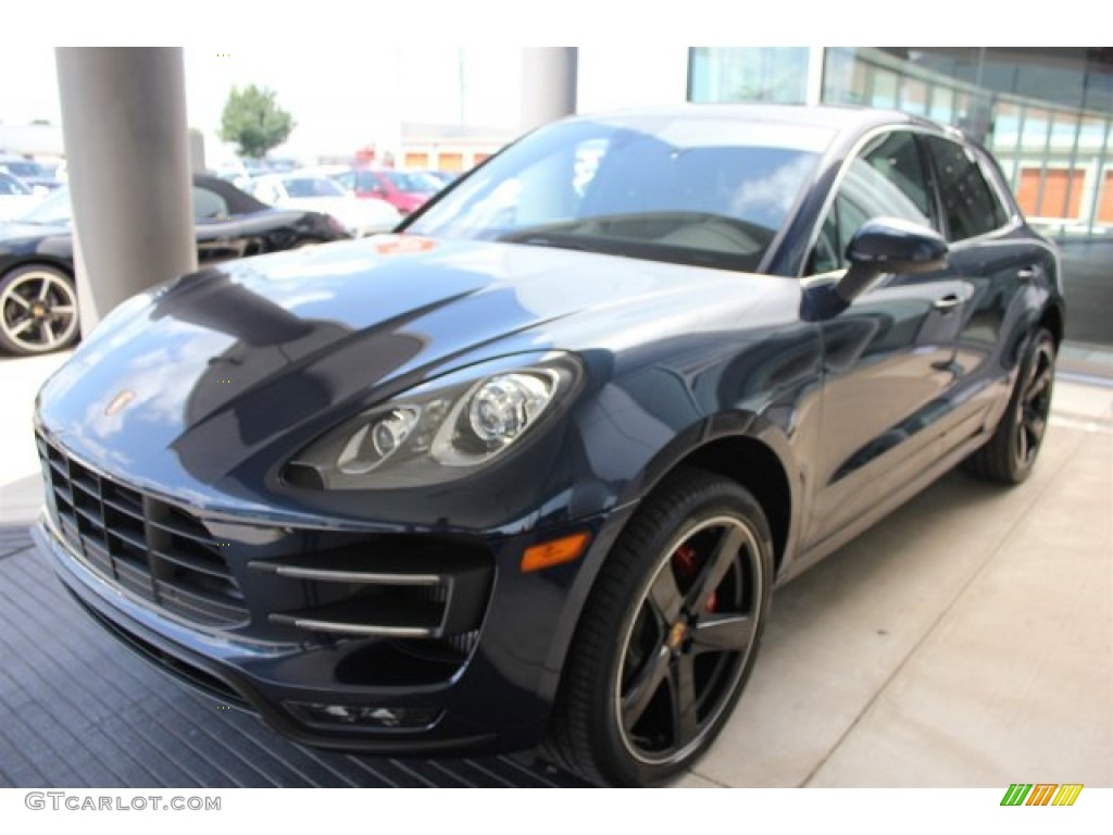2015 Macan Turbo - Dark Blue Metallic / Agate Grey photo #3