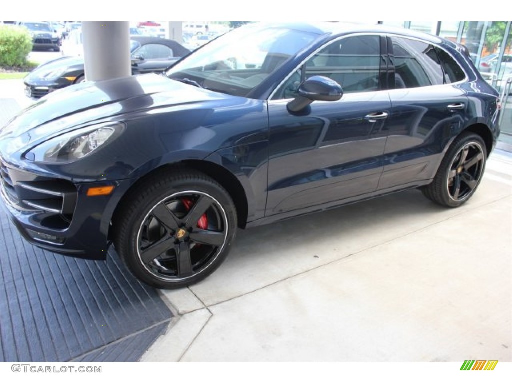 2015 Macan Turbo - Dark Blue Metallic / Agate Grey photo #5