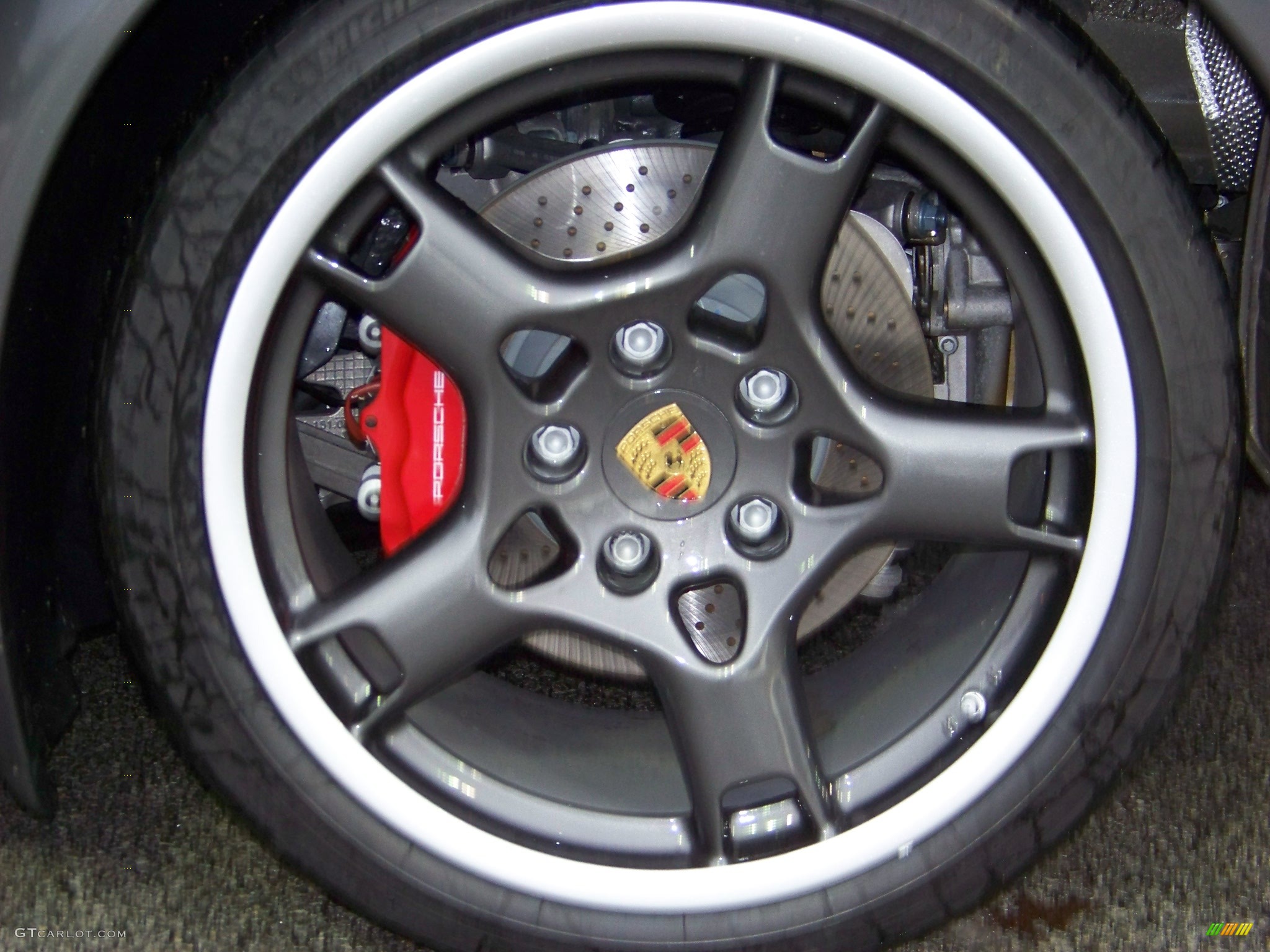 2008 911 Carrera 4S Coupe - Slate Grey Metallic / Black/Stone Grey photo #5