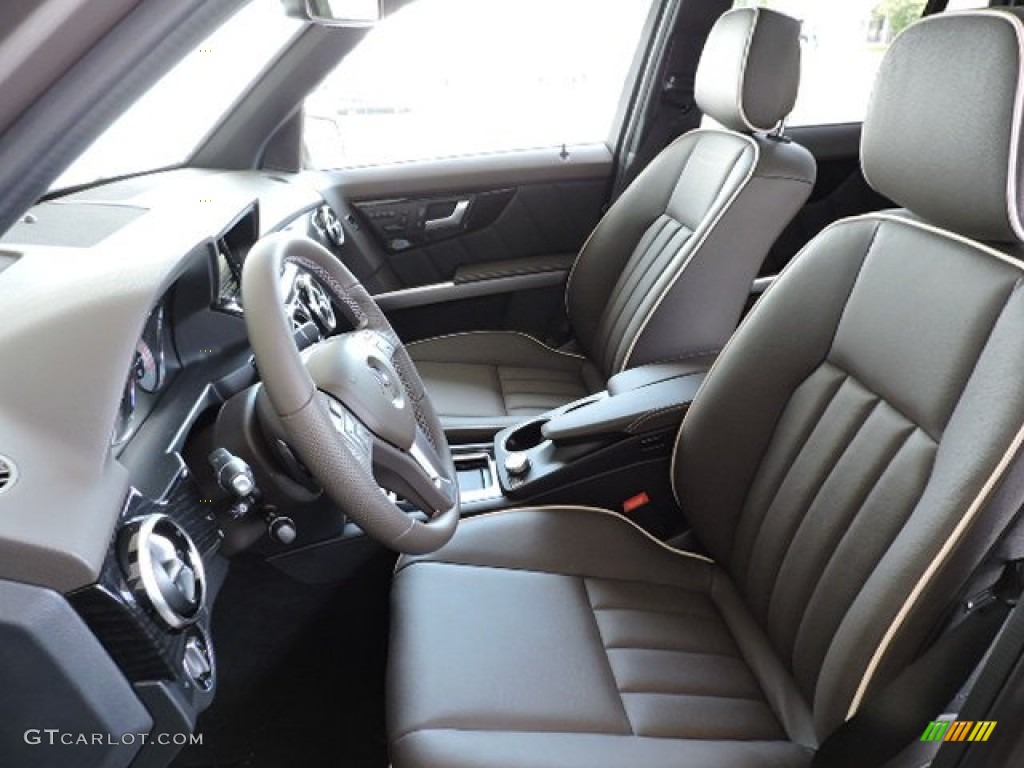 Mocha/Black Interior 2015 Mercedes-Benz GLK 250 BlueTEC 4Matic Photo #105082875