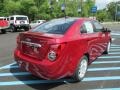 2015 Red Hot Chevrolet Sonic LT Sedan  photo #6