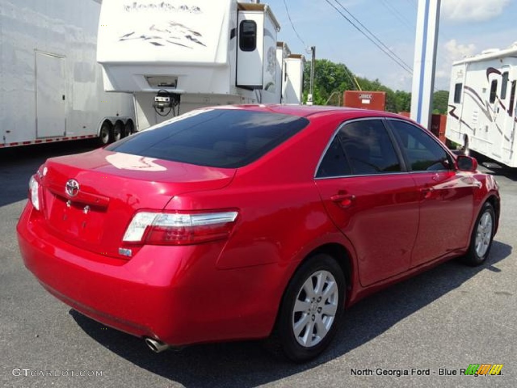 2008 Camry Hybrid - Barcelona Red Metallic / Bisque photo #5