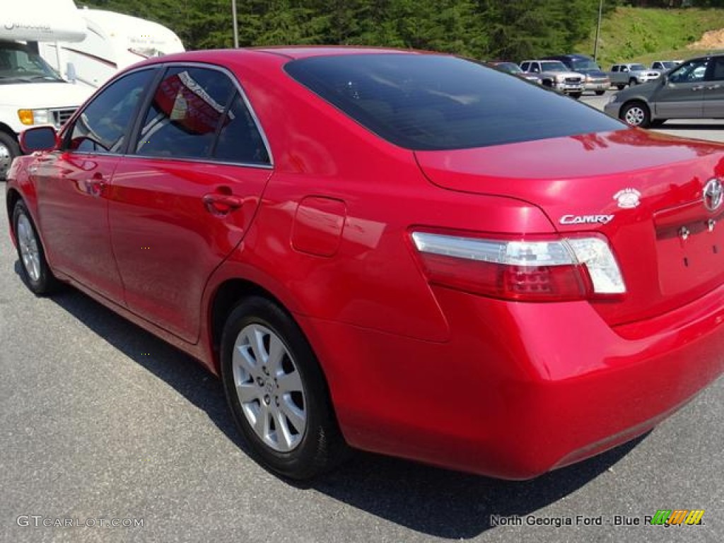 2008 Camry Hybrid - Barcelona Red Metallic / Bisque photo #33