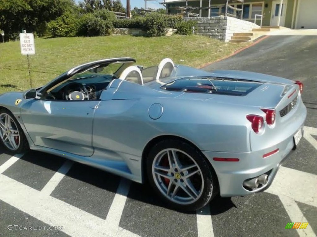 2005 F430 Spider F1 - Grigio Alloy (Light Blue Silver) / Beige photo #14