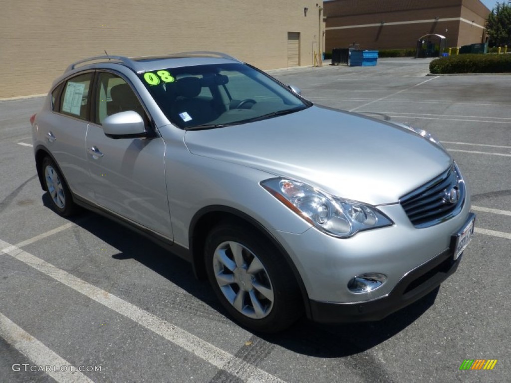 2008 EX 35 Journey AWD - Liquid Platinum / Graphite photo #1