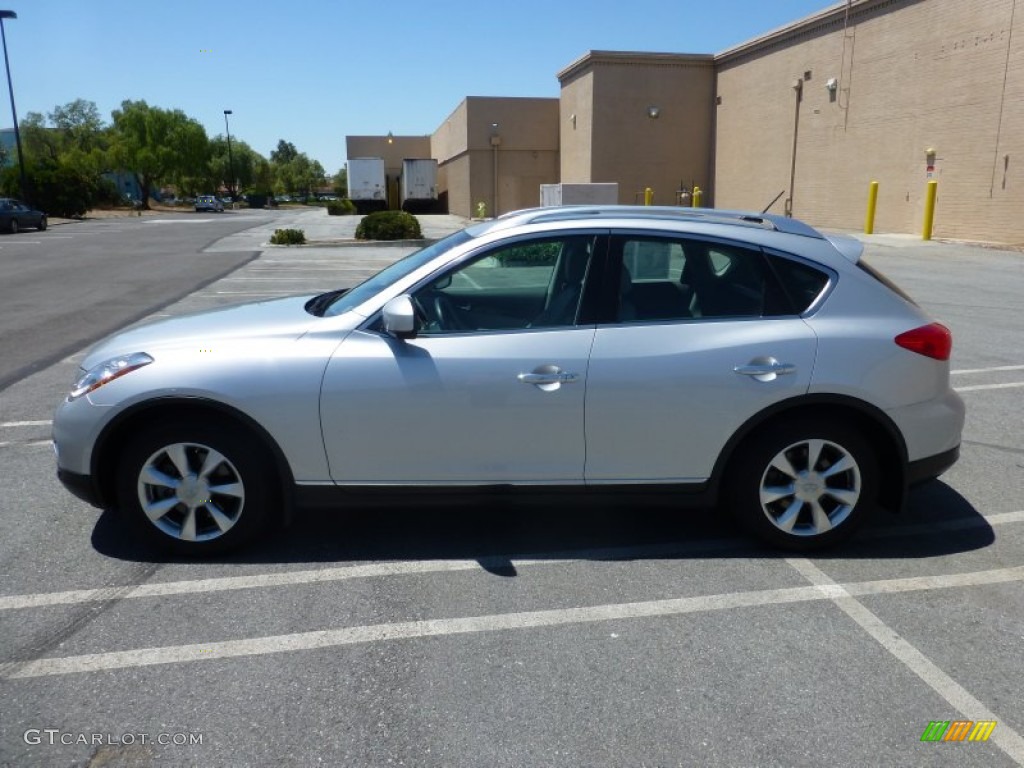 2008 EX 35 Journey AWD - Liquid Platinum / Graphite photo #2