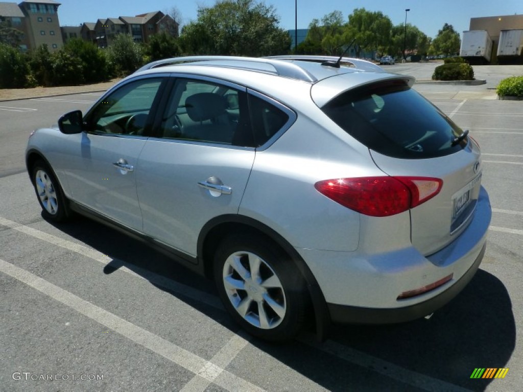 2008 EX 35 Journey AWD - Liquid Platinum / Graphite photo #3