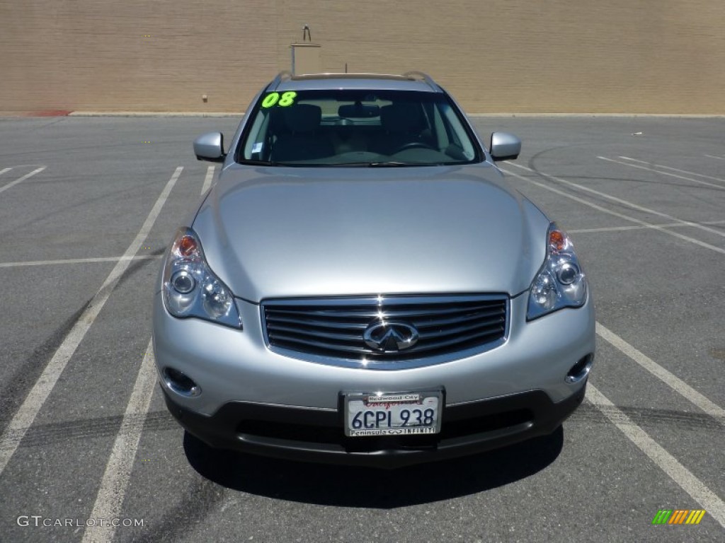 2008 EX 35 Journey AWD - Liquid Platinum / Graphite photo #8
