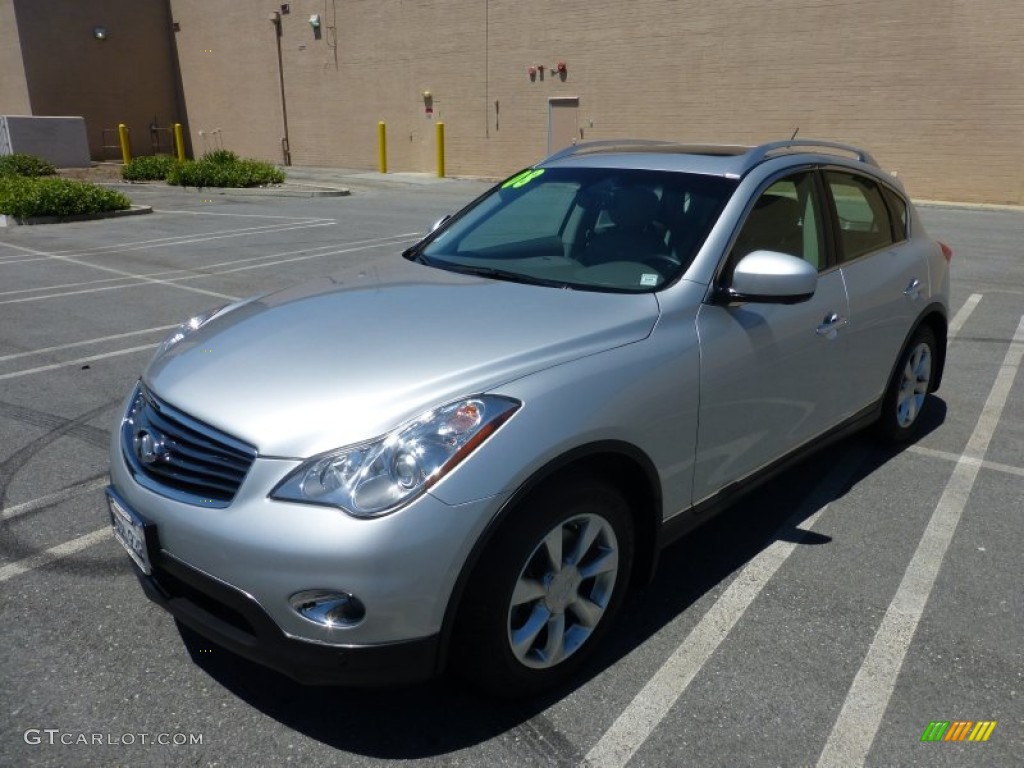 2008 EX 35 Journey AWD - Liquid Platinum / Graphite photo #9
