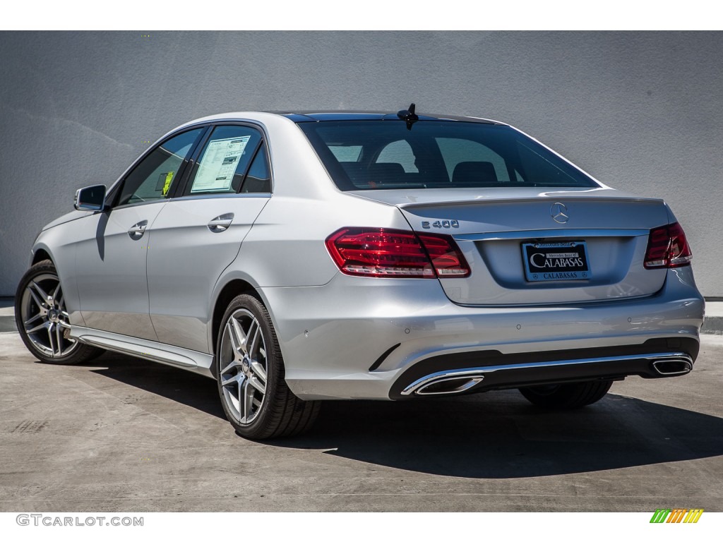 2016 E 400 Sedan - Iridium Silver Metallic / Black photo #2