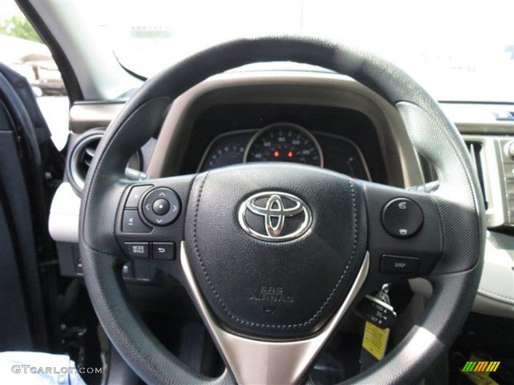 2013 RAV4 XLE - Black / Beige photo #20