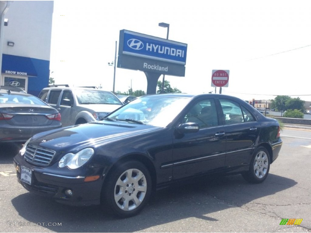 2006 C 280 4Matic Luxury - Capri Blue Metallic / Ash photo #1