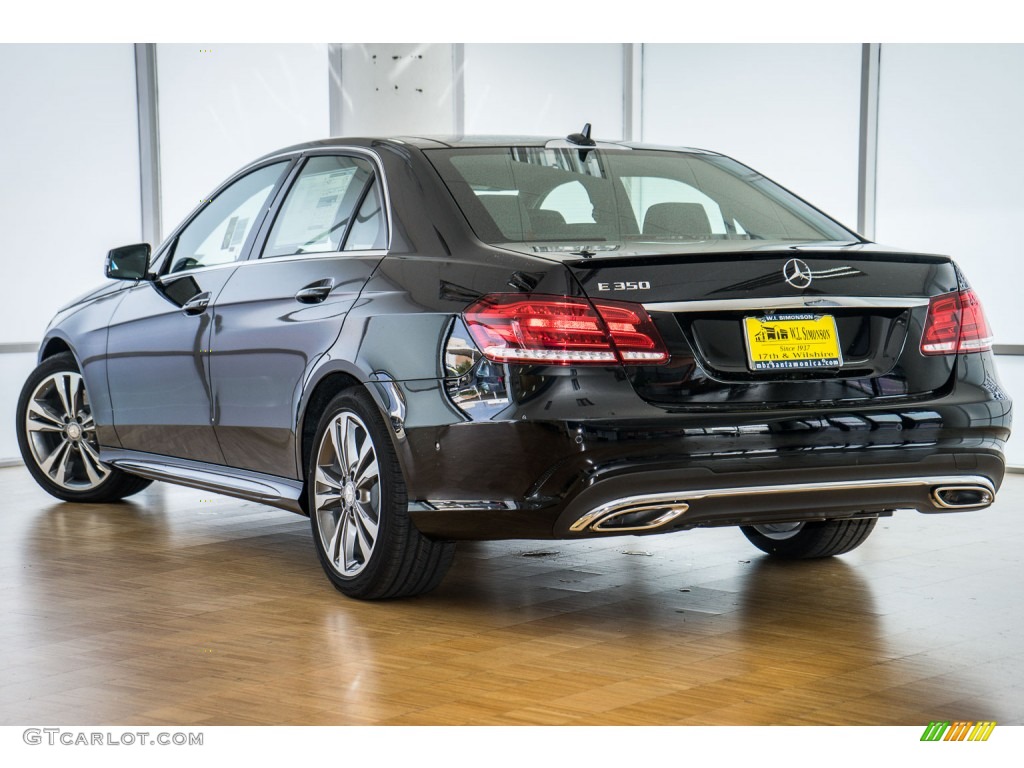 2016 E 350 Sedan - Black / Black photo #3