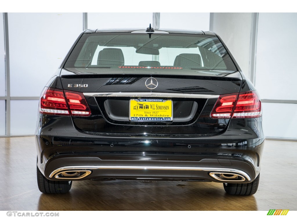 2016 E 350 Sedan - Black / Black photo #4