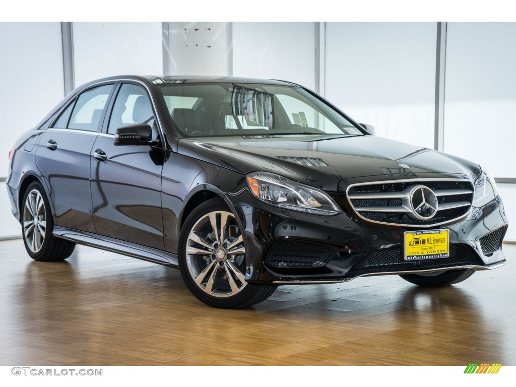 2016 E 350 Sedan - Black / Black photo #12